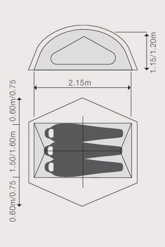 Exped Exped Lyra III 3-Persoons Koepeltent