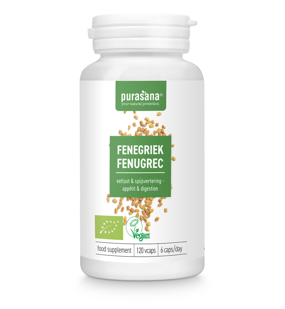 Purasana Fenegriek/Fenugrec Vegan Bio (120 vega capsules)