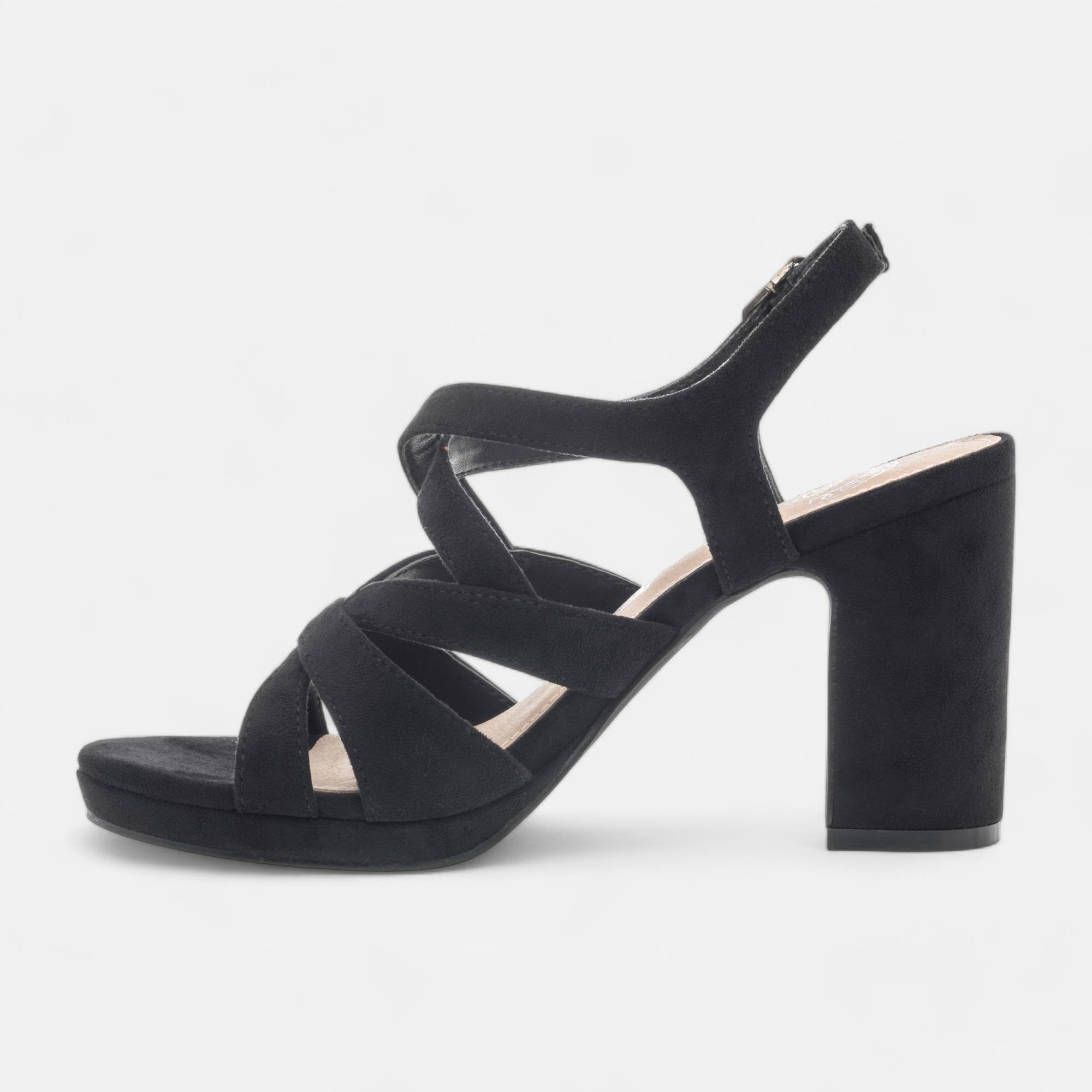 Nu-pieds à talon Femme noir