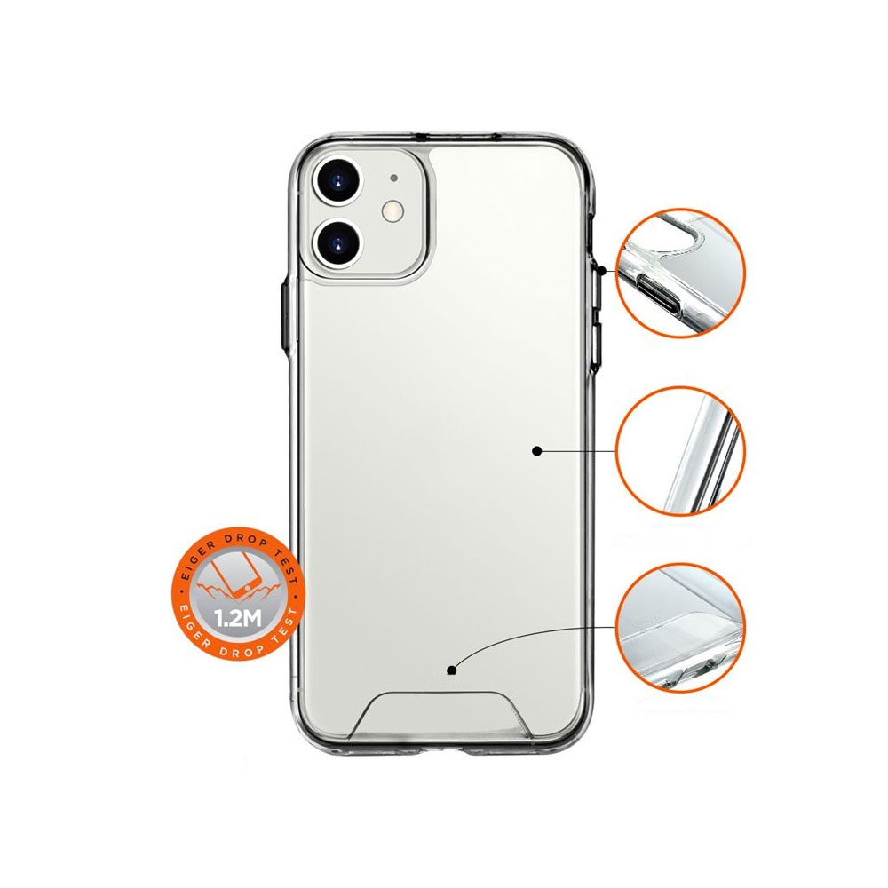 iPhone 12 / iPhone 12 Pro Glacier Case Hybrid Schutzhülle (EGCA00230) - Transparent
