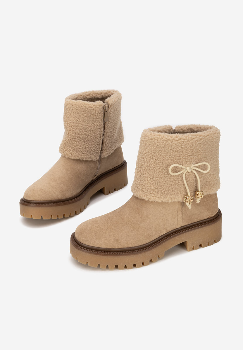 Bottines femme kaki Glennis