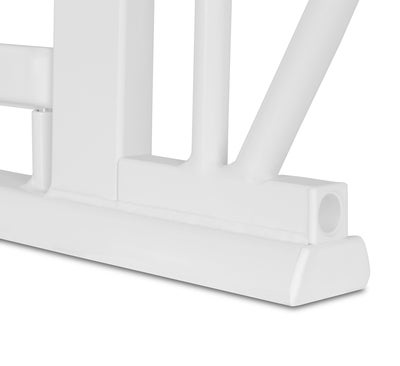 Lionelo Truus Slim Sikkerhetsgrind, White/Natural