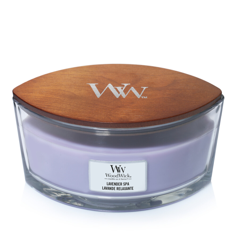 WoodWick Geurkaars Ellipse Lavender Spa 454 gr