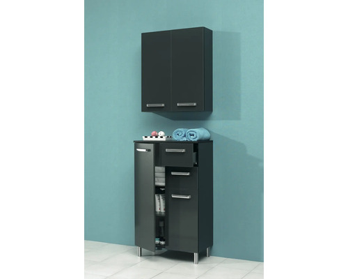 Pelipal Mainz highboard, 60 cm breed, antraciet, gedemonteerd