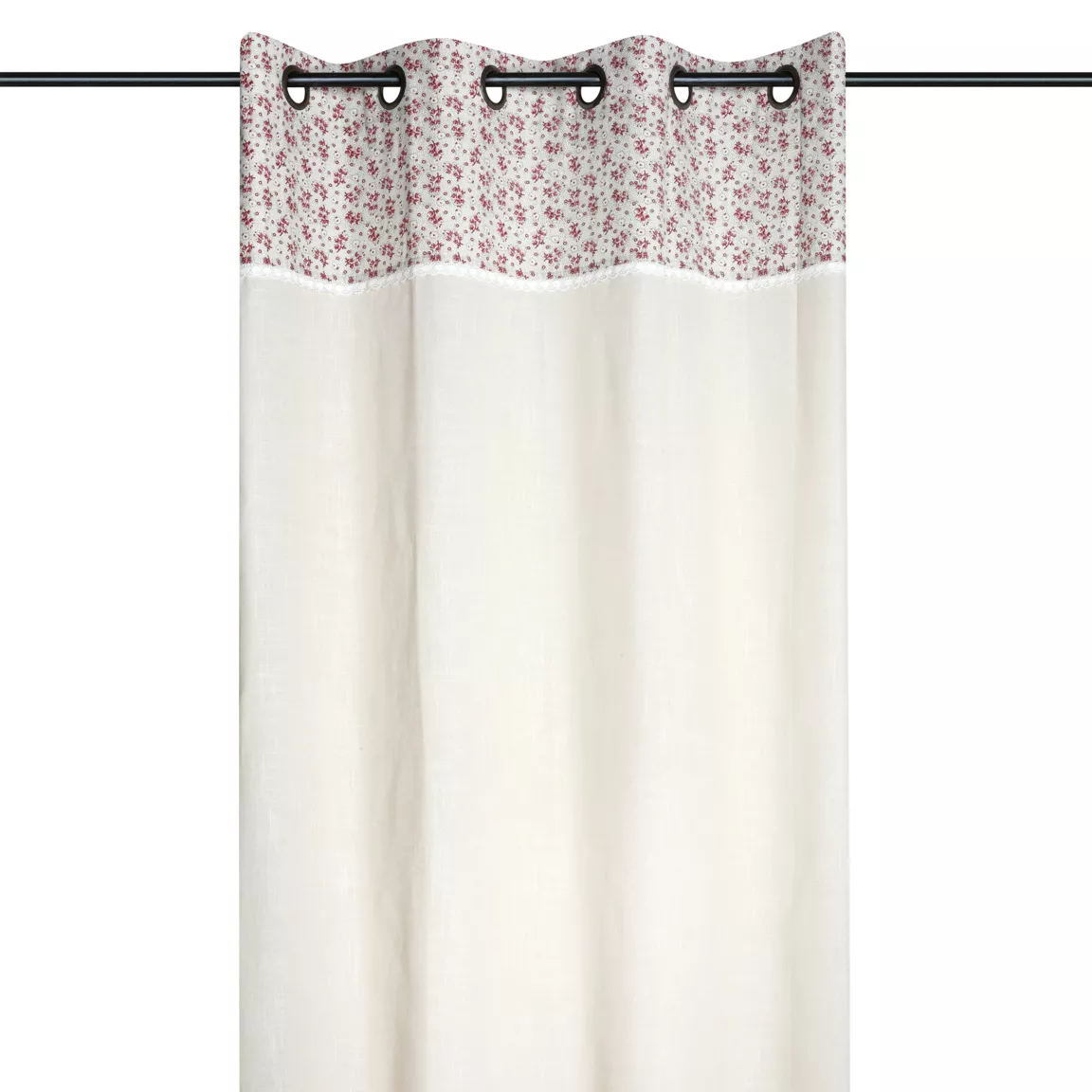 Rideau coton (140 x 260 cm) Ginny Rose