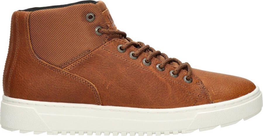 Hub Murrayfield 3.0 Hoge sneakers Leren Sneaker Heren Cognac