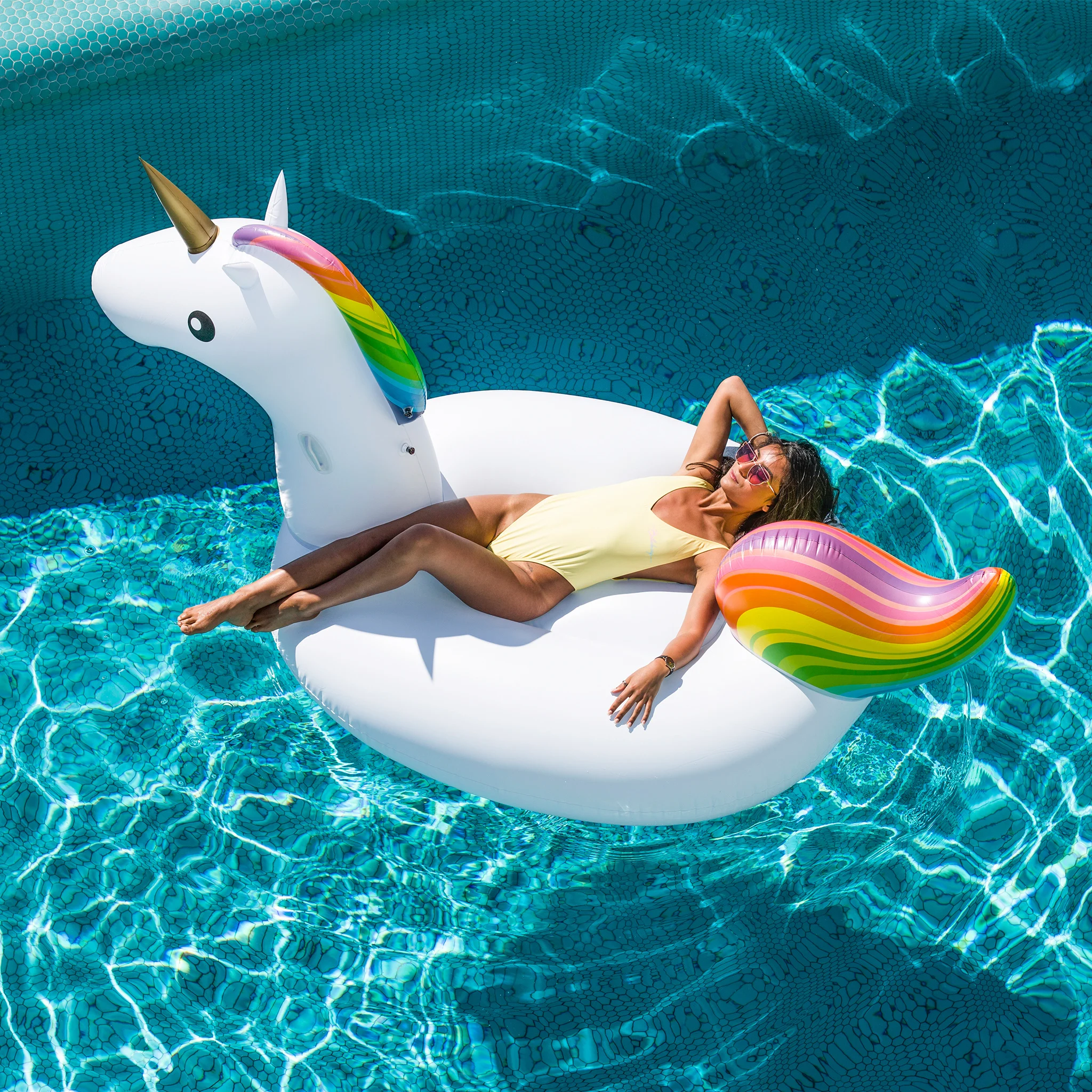 Swim Essentials Luxe Ride-on Eenhoorn XL