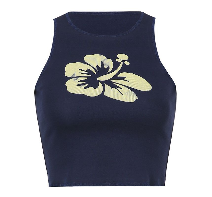 Sosana - Tanktop met bloemenprint