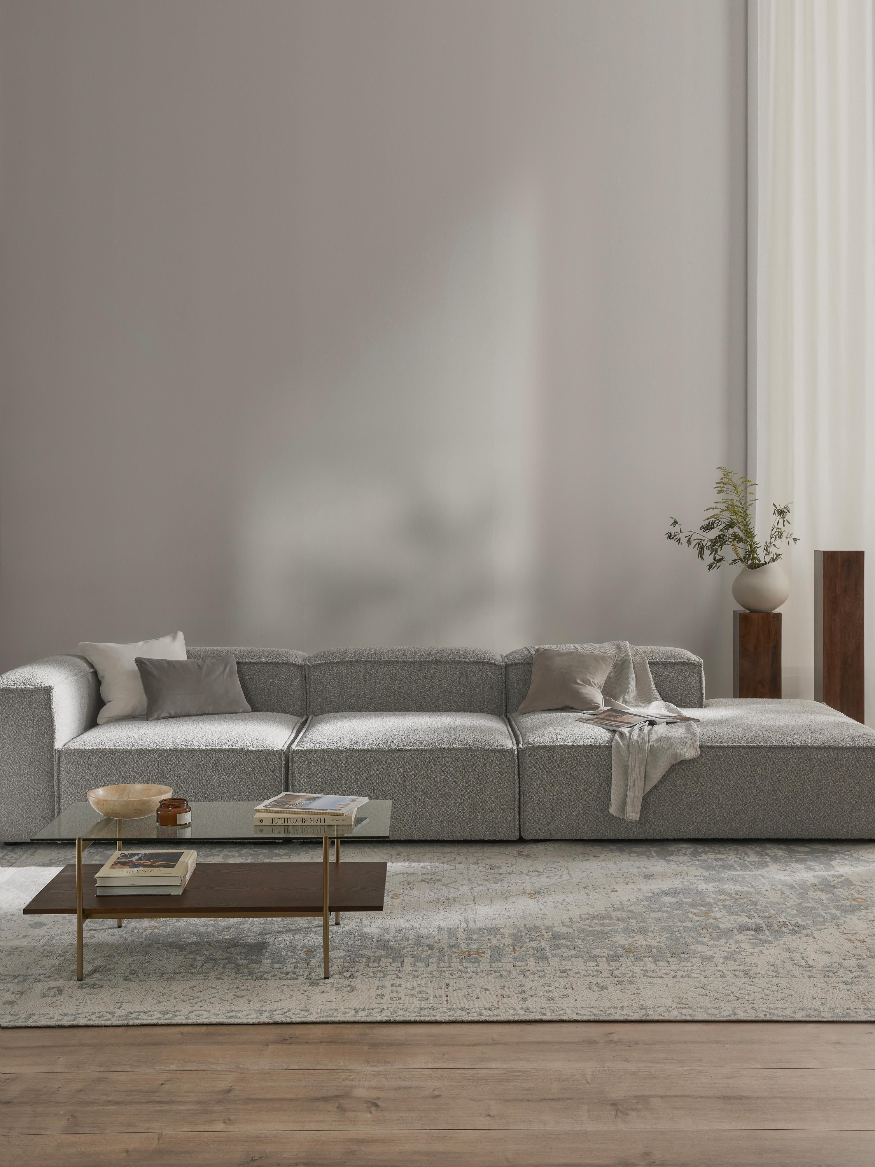 Modulaire XL chaise longue Lennon van bouclé