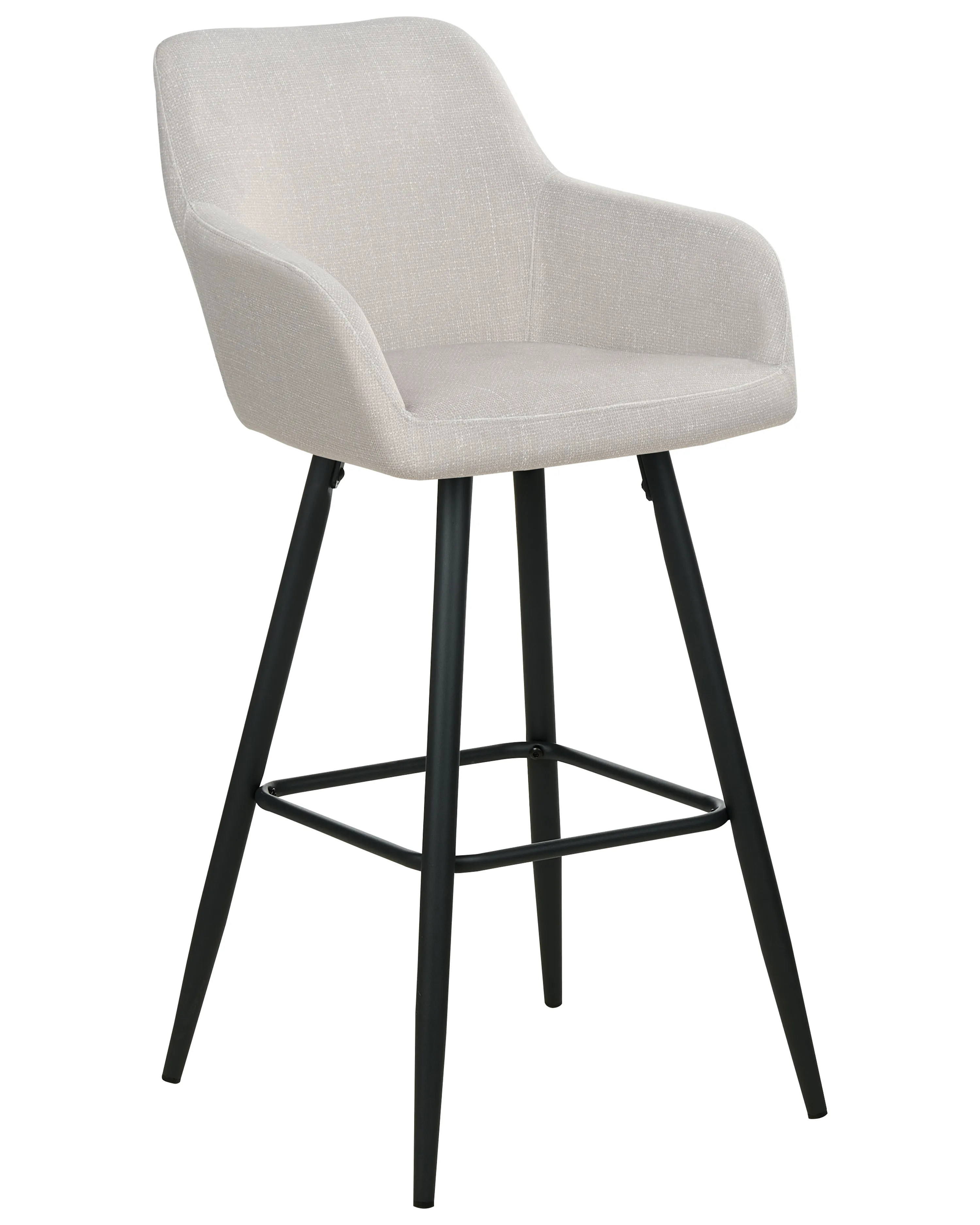 Set van 2 barstoelen CASMALIA Fluweel Taupe