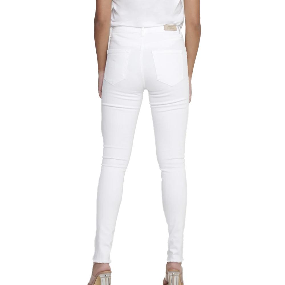 Only Jean Skinny Blanc Femme Only Emel