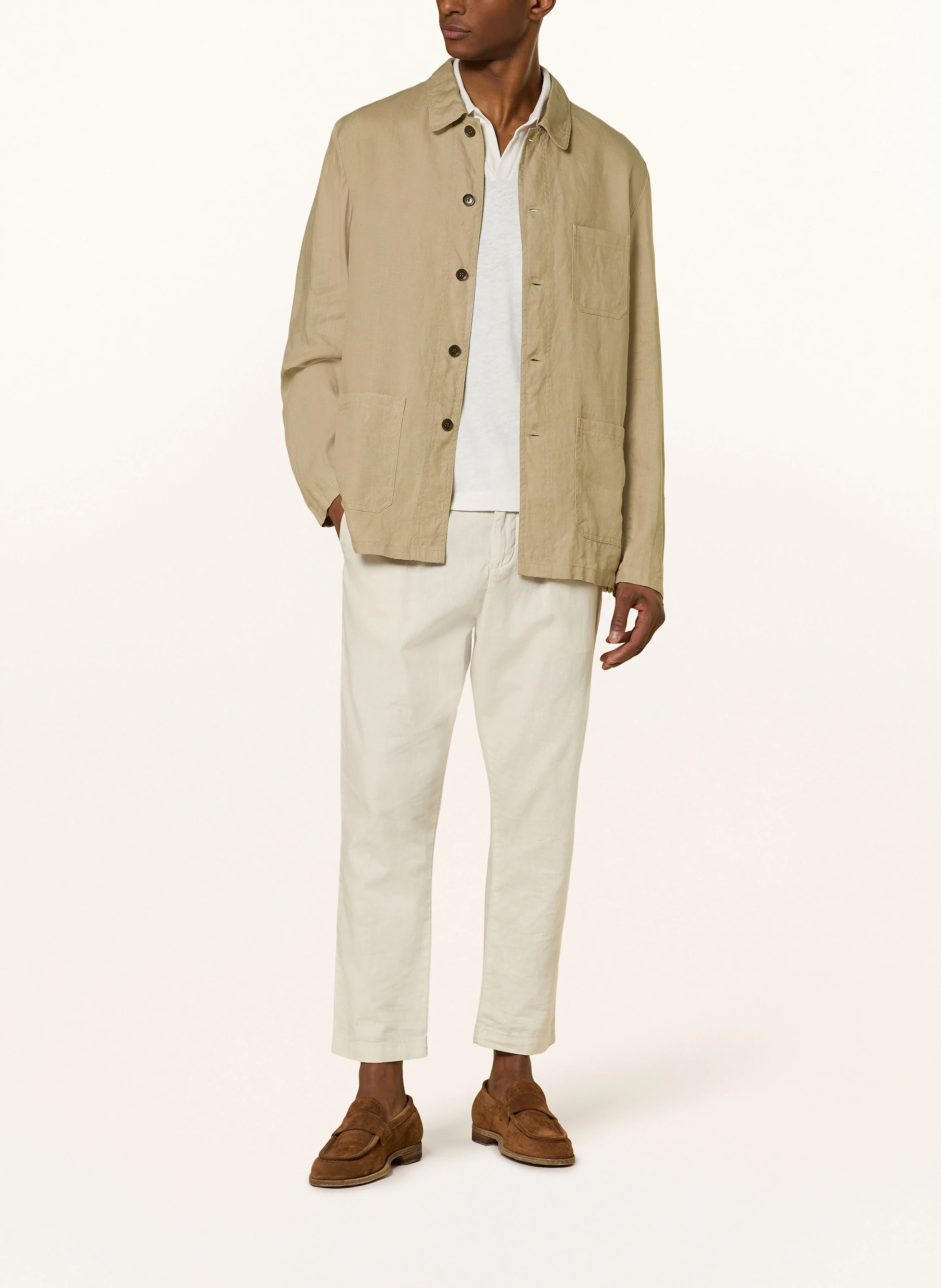 Q1 Manufaktur Leinen-Overjacket