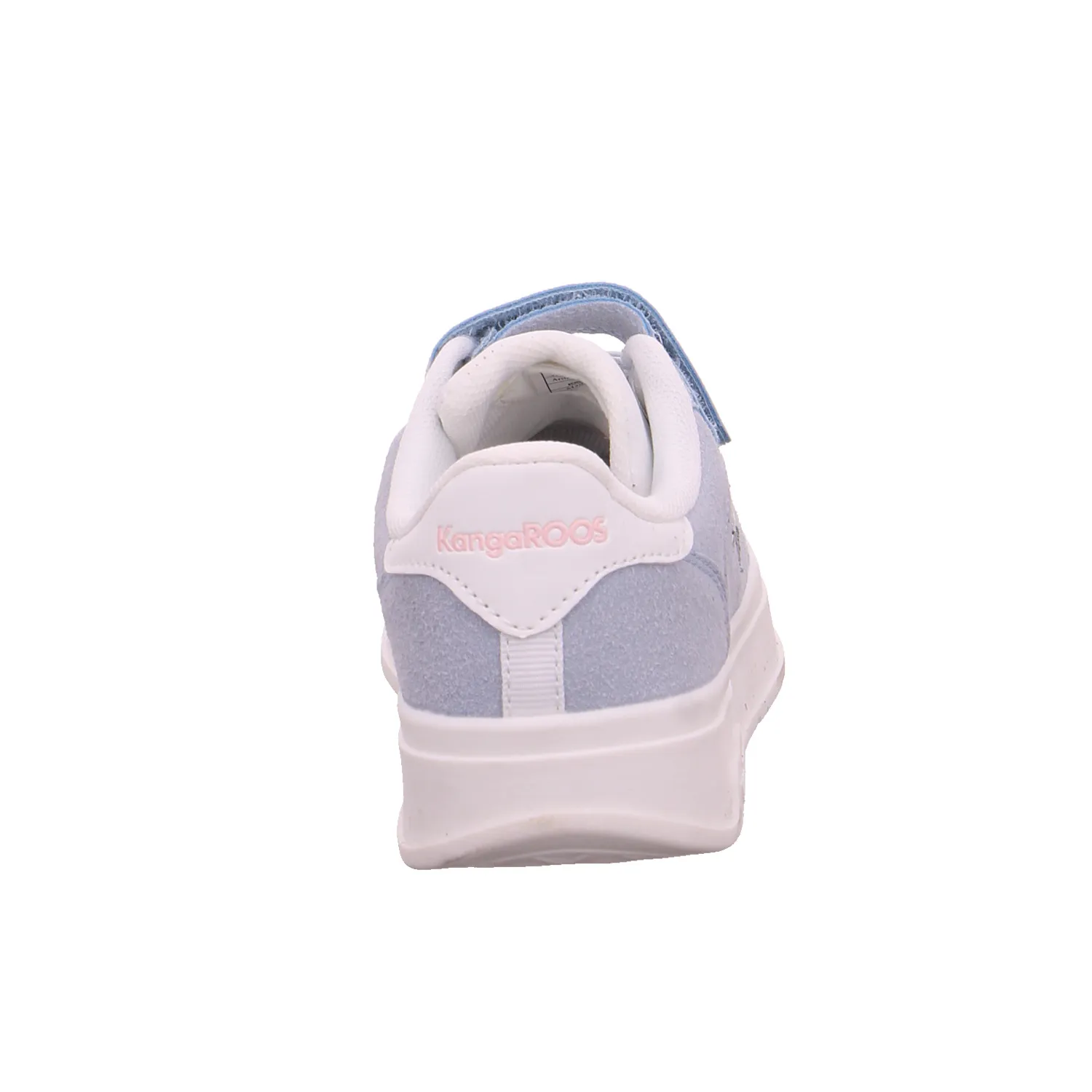 KANGAROOS Kleinkinder-Halbschuh Klett Hellblau Lederimitat  Sneaker