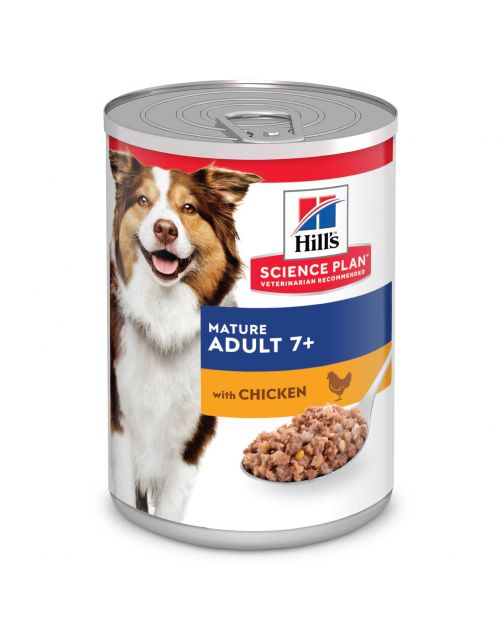 Hill's Canine Blik Senior - Hondenvoer - Kip 370 g