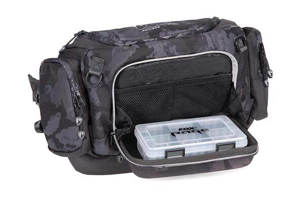 Sac Banane Fox Rage Camo Voyager (avec Boîte de Pêche)