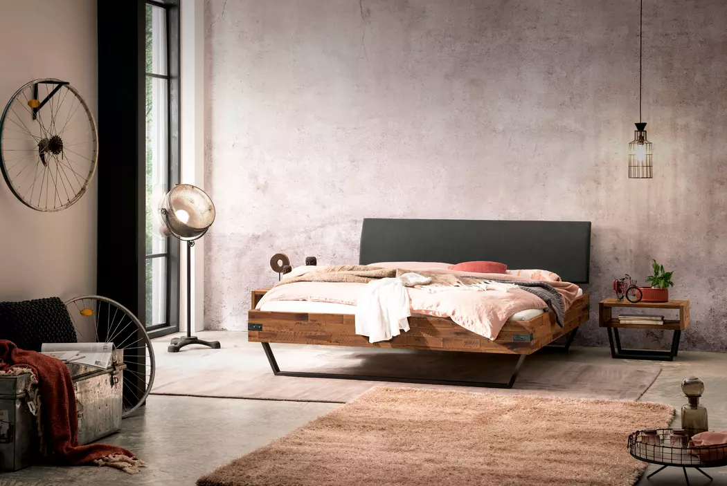 Massivholzbett Lecona 160 x 200 cm