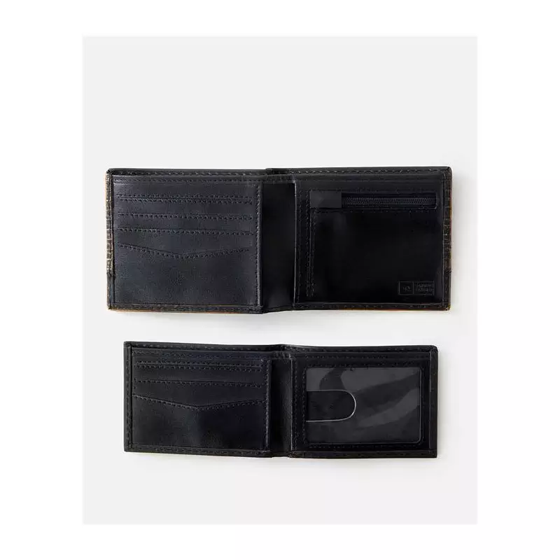 Portefeuille RIPCURL Stagger Rfid 2 In 1 Black/Brown