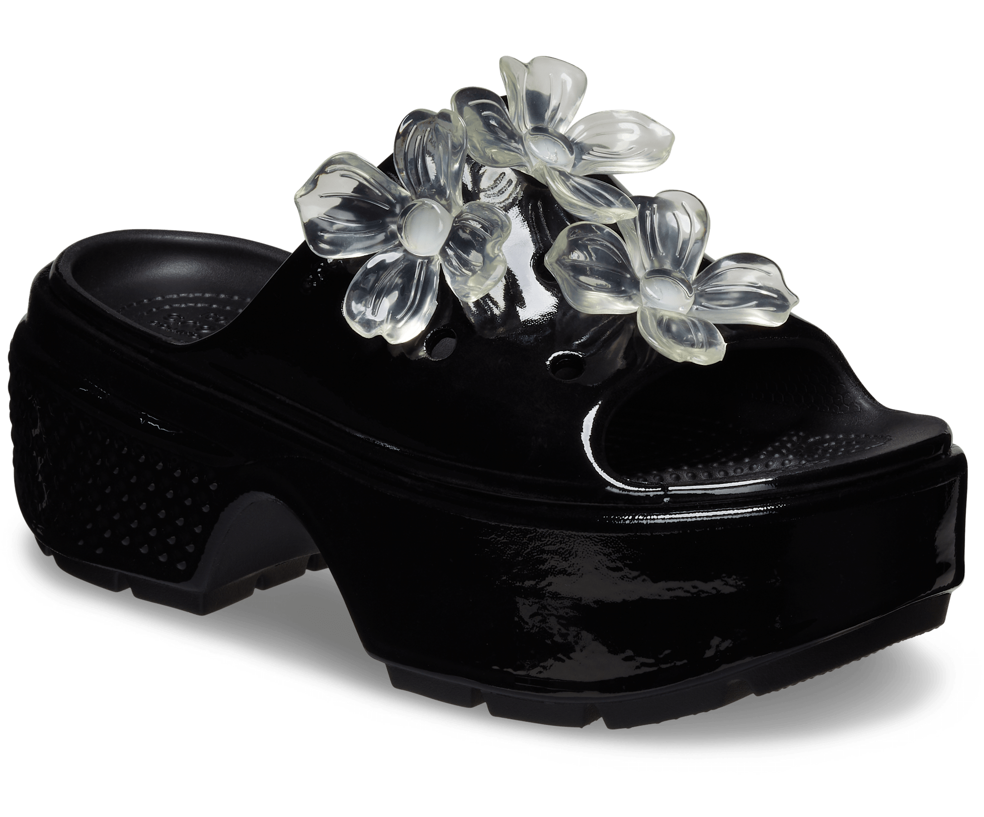 Stomp Hyper Floral High Shine Slide
