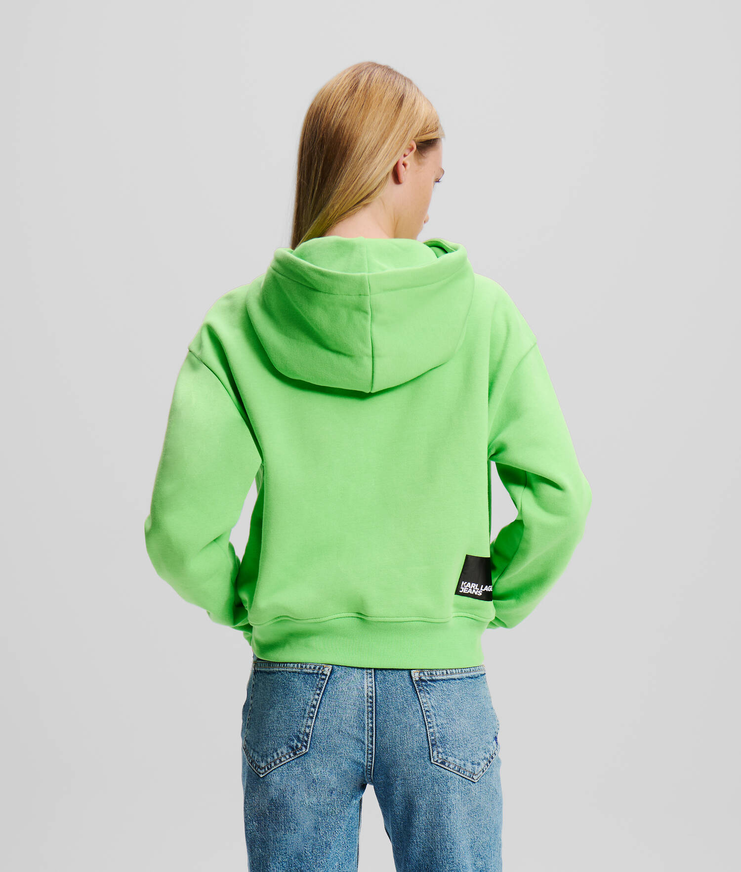 SWEAT À CAPUCHE AVEC LOGO KLJ ENCADRÉ