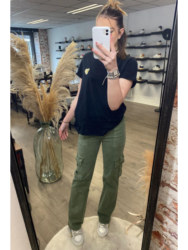 Pantalon Cargo Kaki