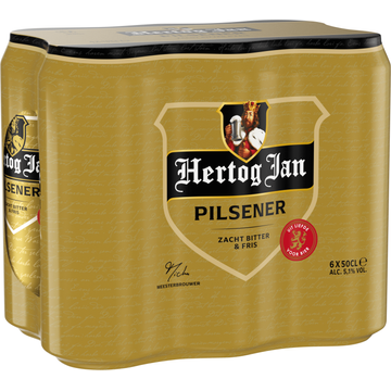 Hertog Jan Natuurzuiver Bier Blikken 6 x 50 cl