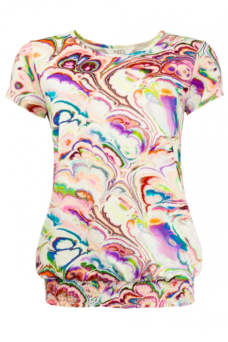 NED multi color dames t-shirt