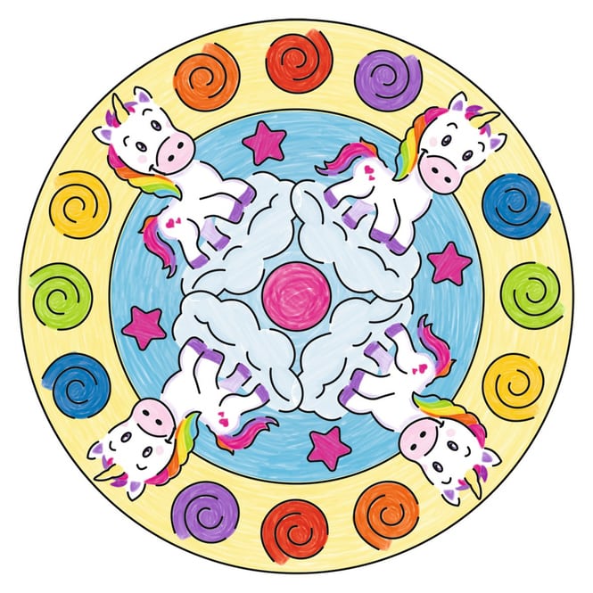 Original Mini Mandala Designer - Einhorn