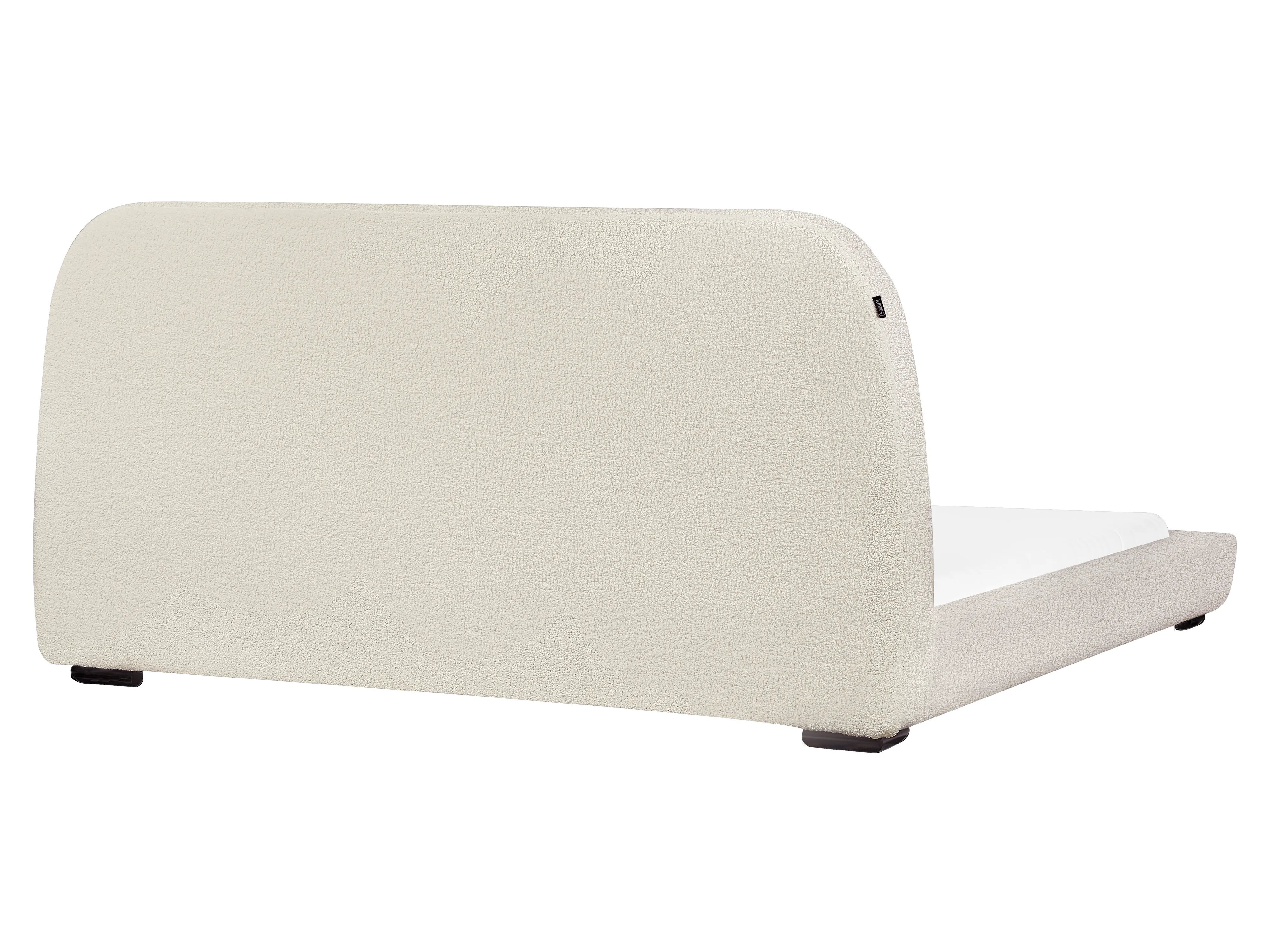 Waterbed Bouclé ROISEL 180 x 200 cm Lichtbeige
