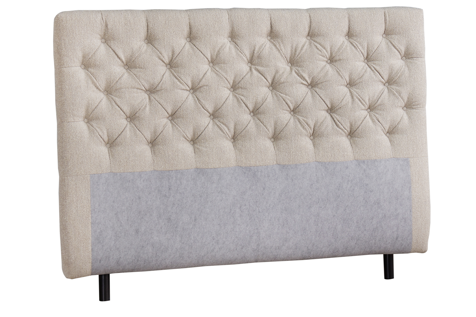 Embla sengegavl 180 cm bredde i tekstil Bris 05 beige
