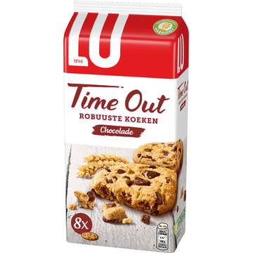 LU Time Out Robuuste Koekjes Chocolade 8 Stuks 184g
