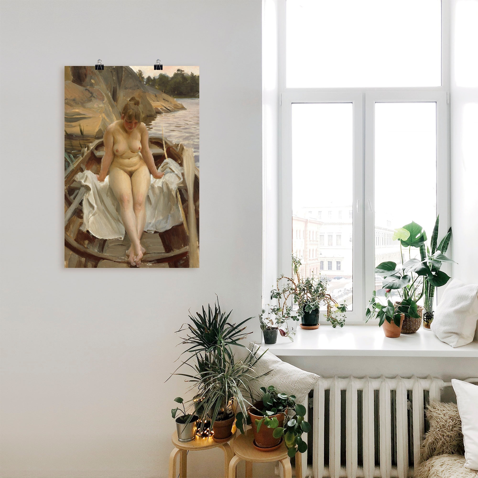 Artland Wandbild »In Werners Ruderboot« Erotische Bilder 1 Stk. tlg. als Leinwandbild, Poster in verschied. Grössen