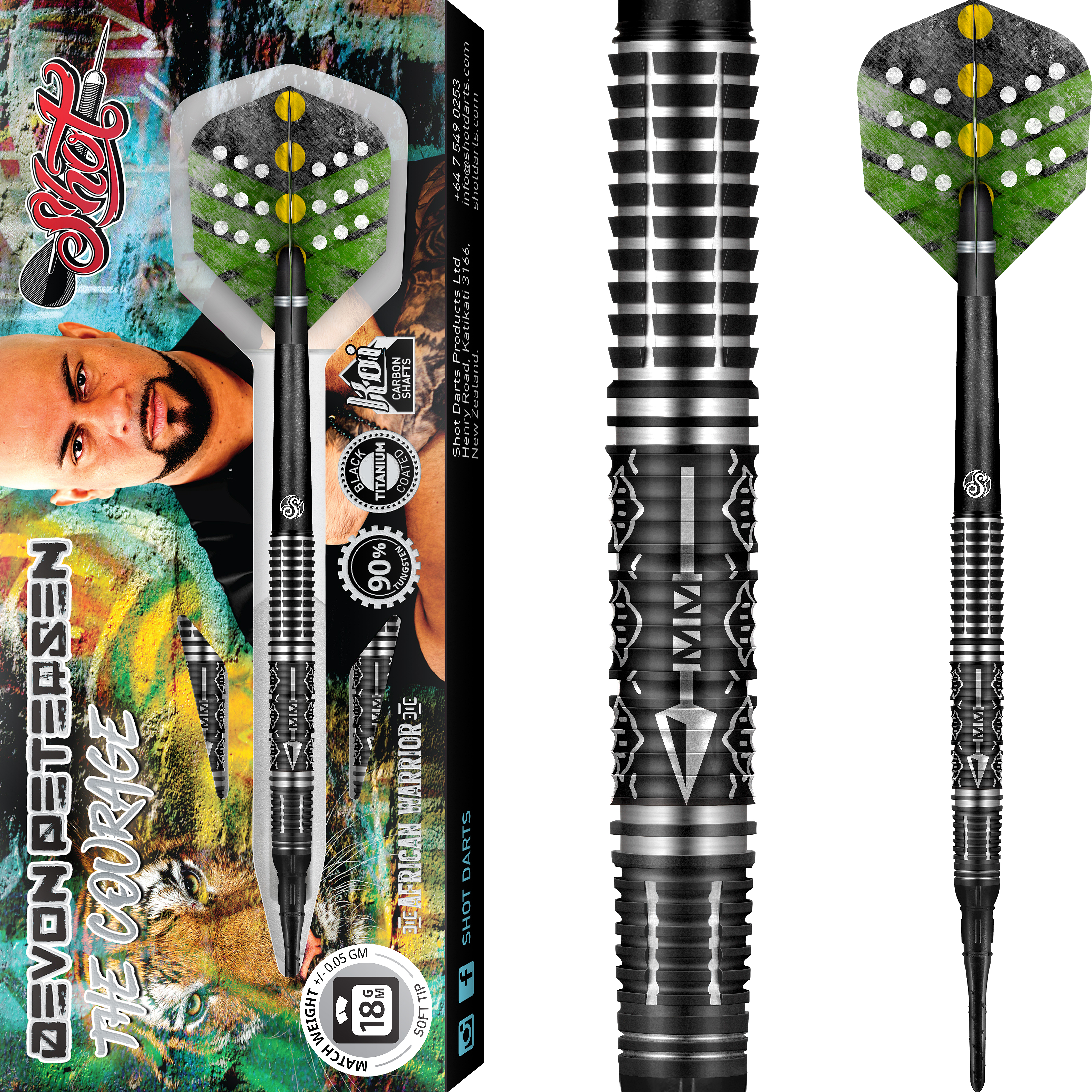 Shot - Devon Petersen The Courage - Softdart