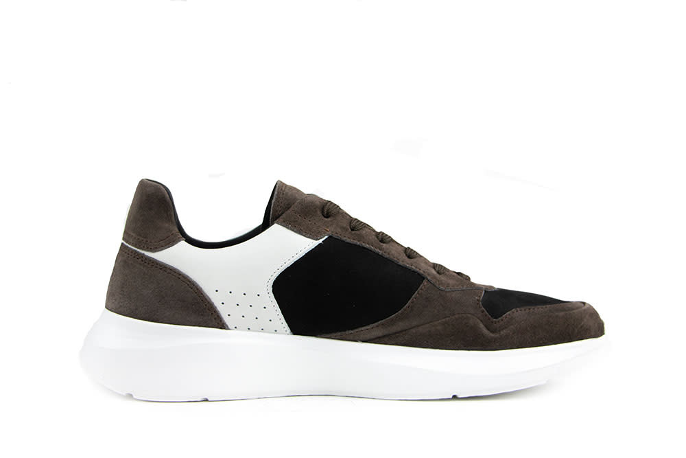 Nubikk Sneakers Rocky Road Wave Dark Grey Suede Black