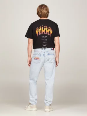 Calça jeans Isaac Relaxed Tapered Faded
