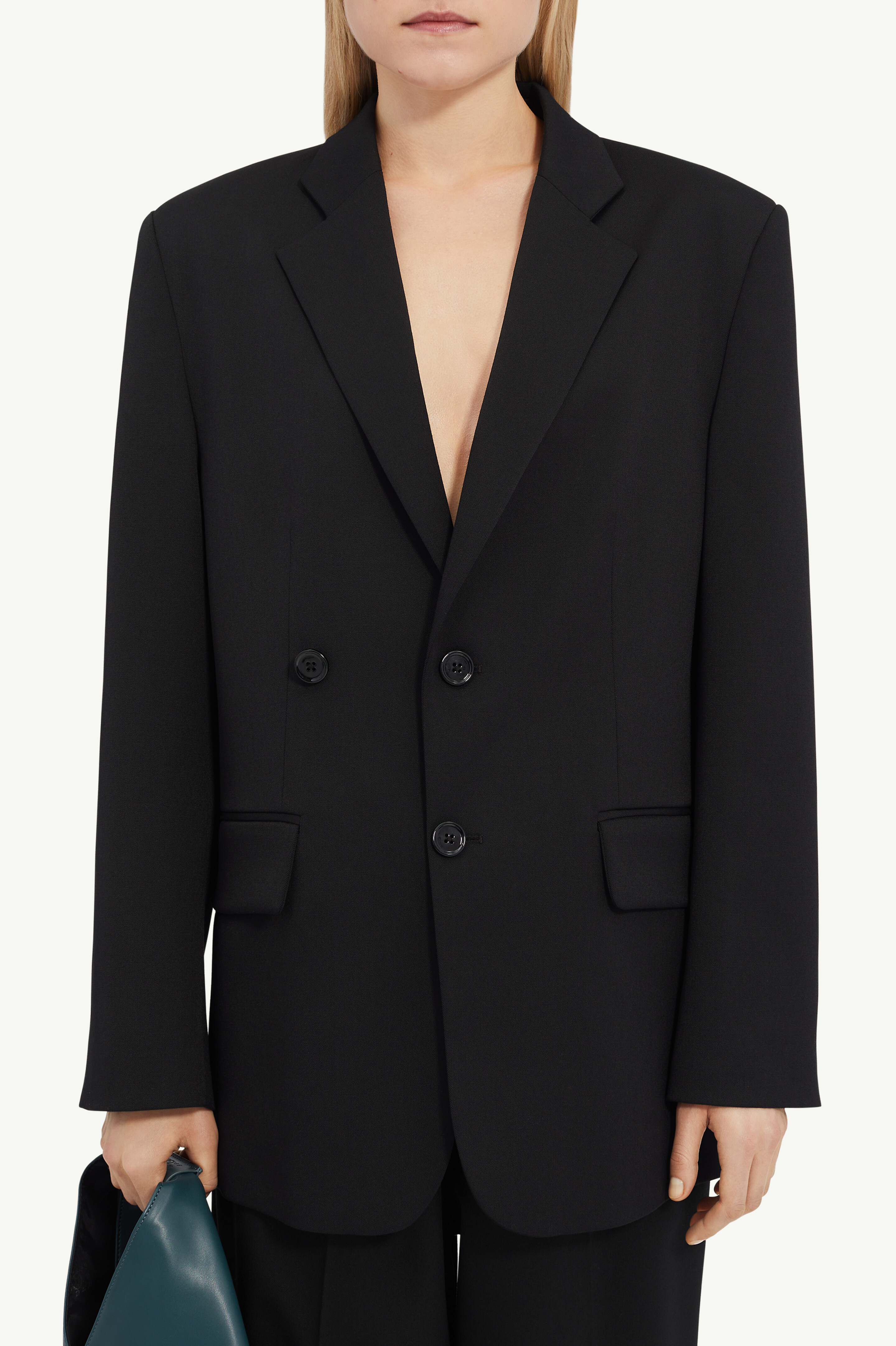 Veste de tailleur en laine pour femme | MM6