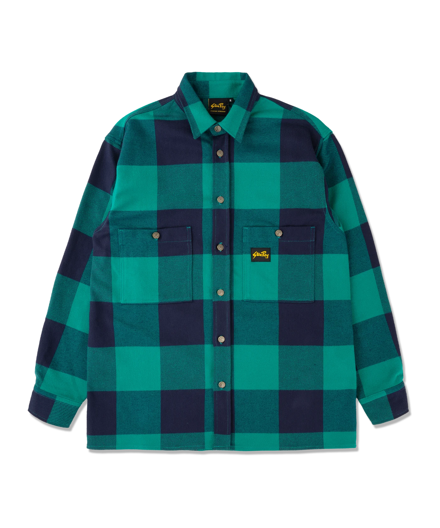 Stan Ray Flannel Shirt langarm Grün