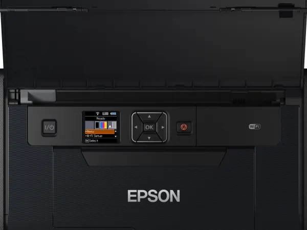 Epson WorkForce WF-100W - Printer - farve - blækprinter - A4/Legal - 5760 x 1440 dpi - op til 7 spm (mono) / op til 4 spm (farve) - kapacitet: 20 ark - USB 2.0, Wi-Fi(n)