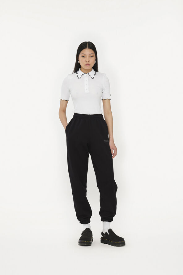 ROTATE Birger Christensen Heavy Sweatpants Black