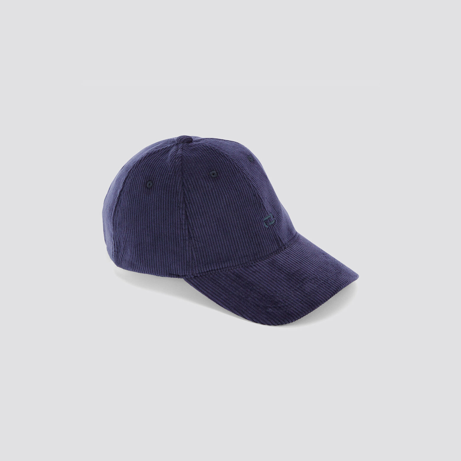 Casquette en velours Bleu foncé