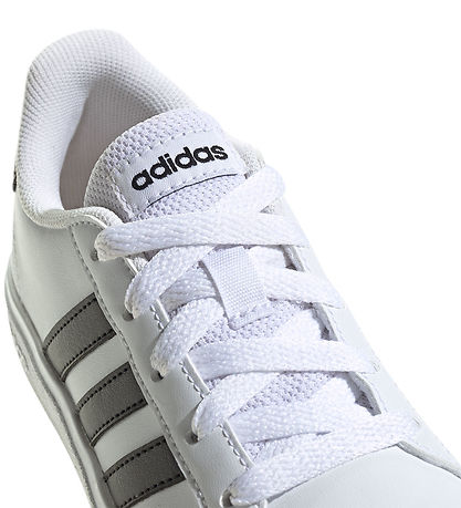 adidas Performance Sko -  Grønd Court 2.0 K - Hvid/Sort