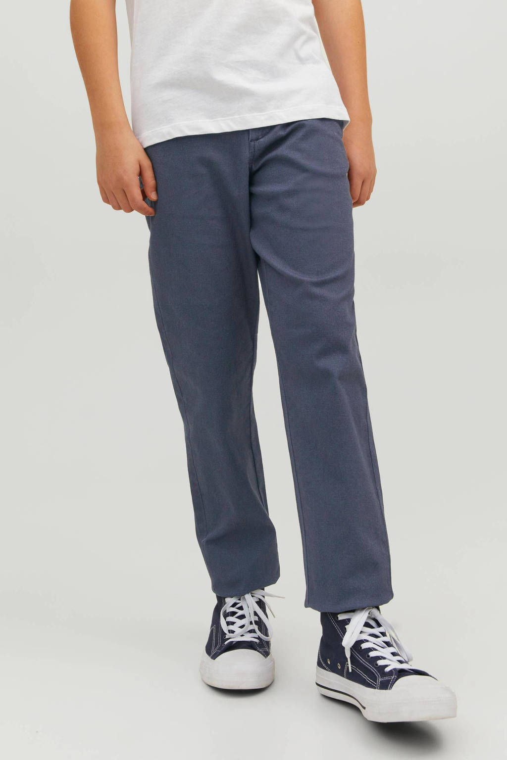 JACK & JONES regular fit broek JPSTMARCO JJDAVE blauw