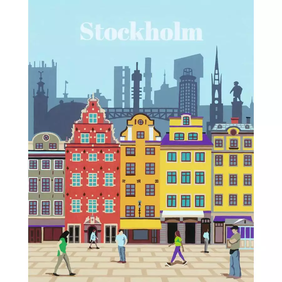 Ravensburger Colorful Stockholm bunt