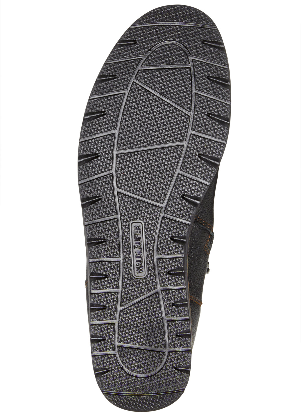 Waldläufer Schnür-Stiefelette mit Warmfutter aus reiner Baumwolle