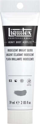 Liquitex - Akrylmaling - Heavy Body - Bright Silver 59 ML