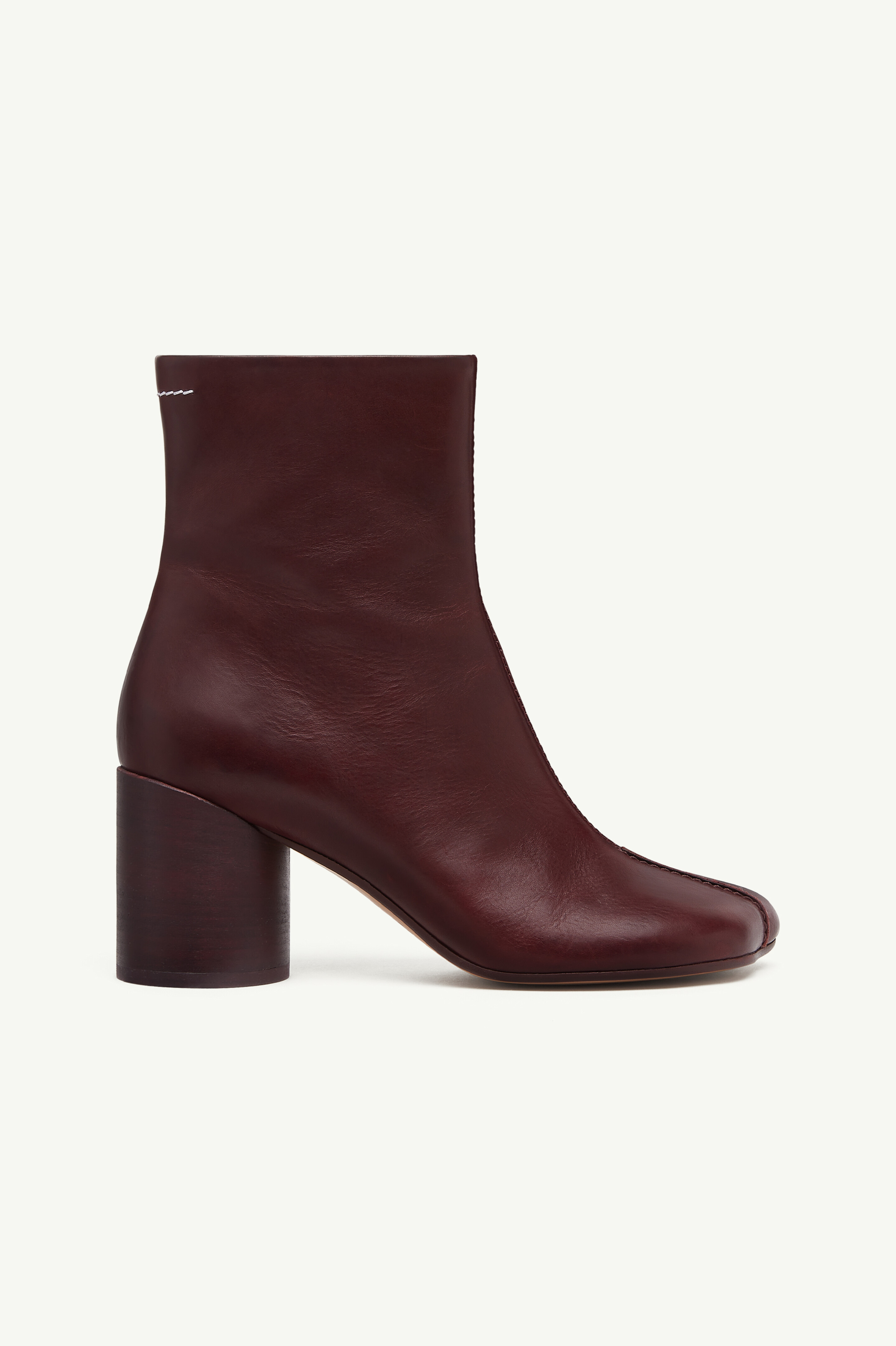 Bottines Anatomic Stitch en cuir de veau pour femme | MM6