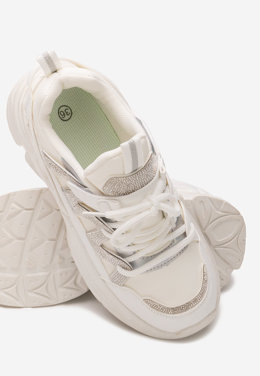 Baskets pour filles blancs Zino