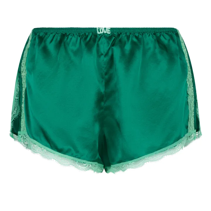 Love Stories Short de Pyjama Apollo Soie | Vert