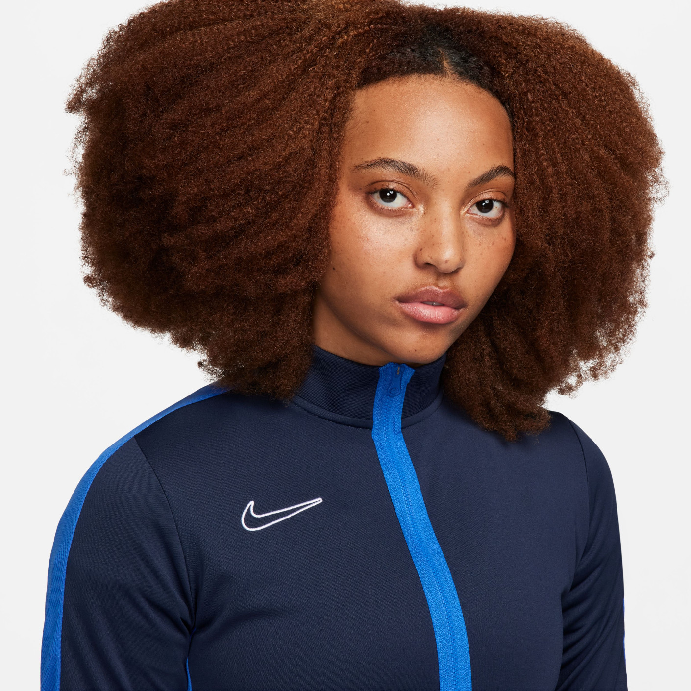 Nike Dri-FIT Academy 23 Trainingsjack Full-Zip Dames Donkerblauw Blauw Wit