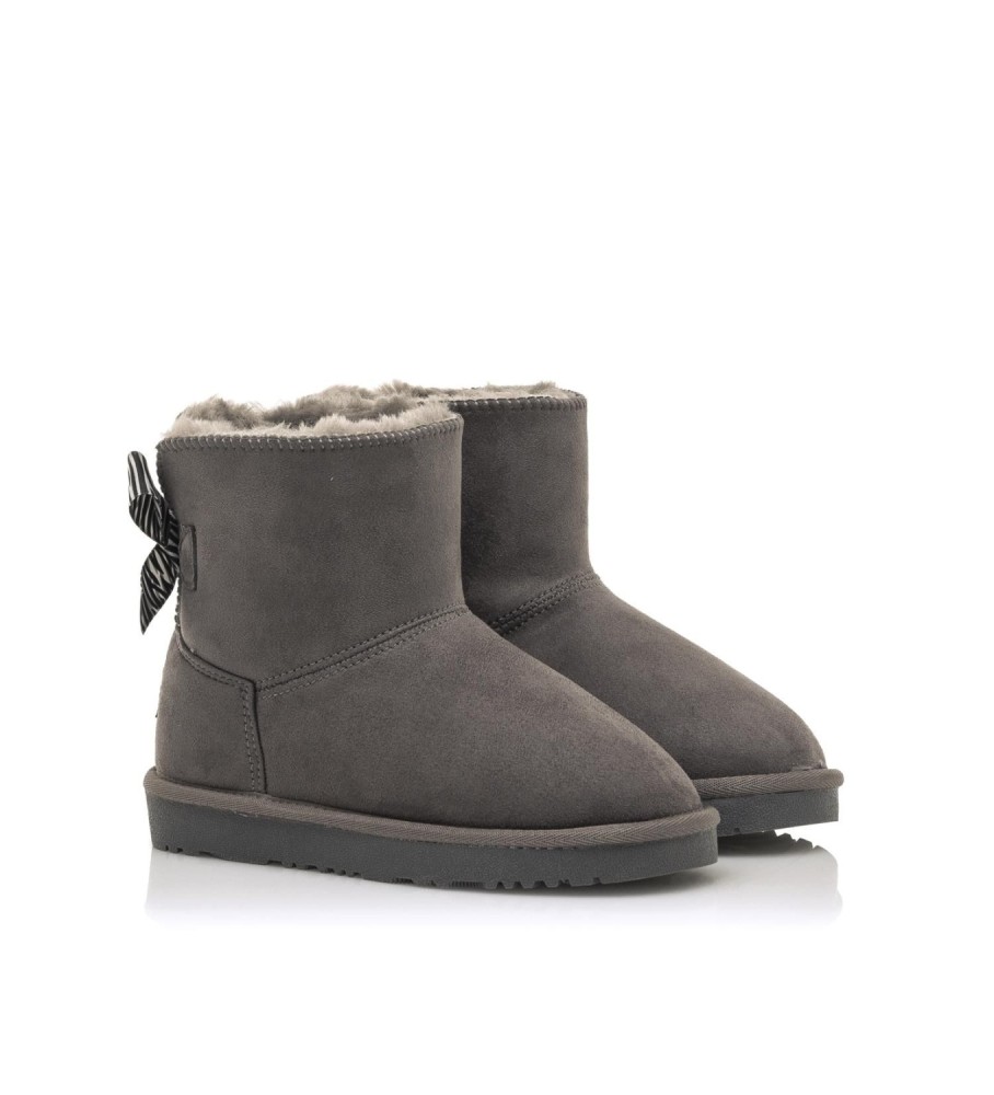 Botas infantis casuais Mustang Sky cinza