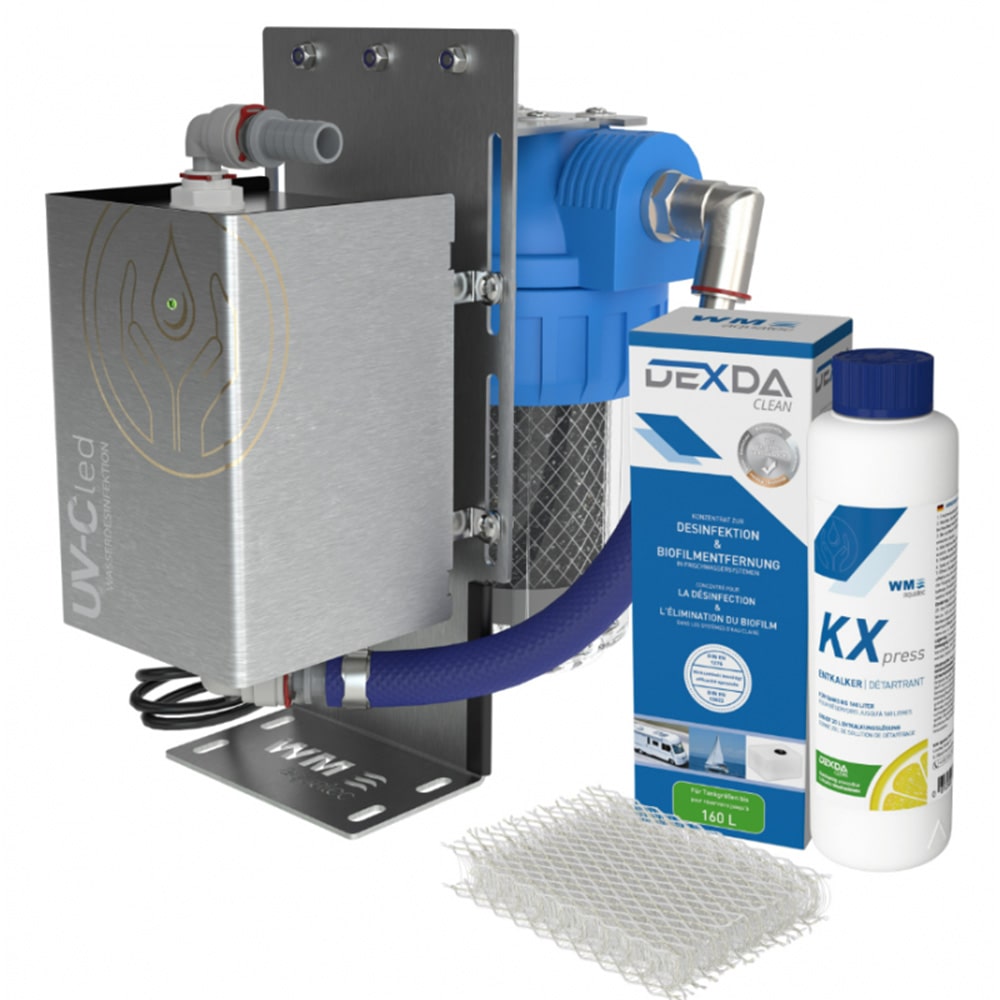 Pack de désinfection de l'eau WM AQUATEC 60L ou 100L